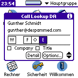 Call Lookup DA